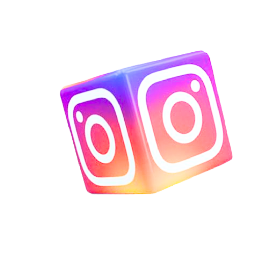 instagram social media dice icon